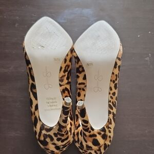 Jessica Simpson Leopard Print Heels